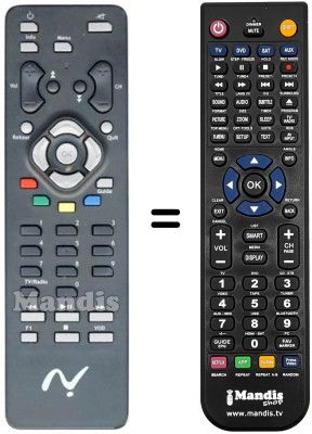 Replacement remote control REMCON451 Replacement remote control REMCON451